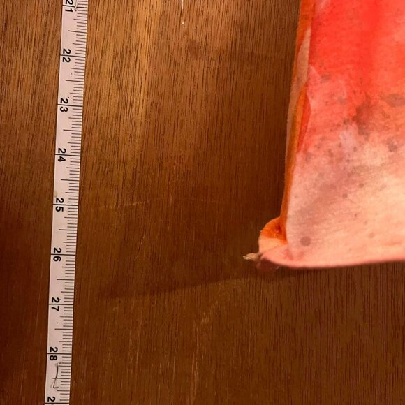 🐻Size S - A.R.T.W - Lovely Sunset Orange and Floral 3/4 Sleeve Pullover - Picture 6 of 6